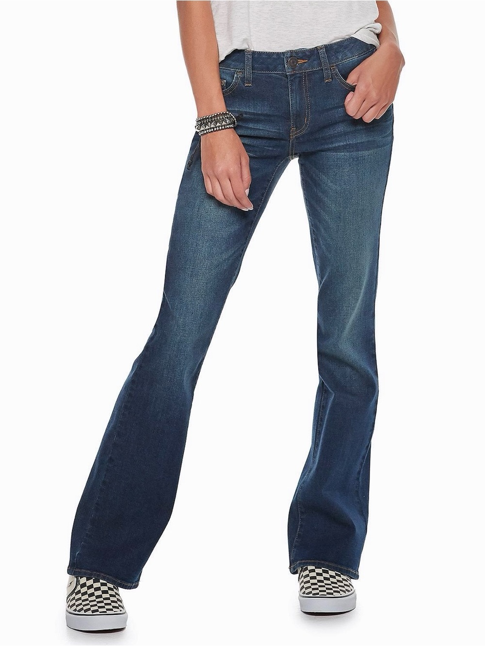 SO Low Rise Bootcut Jeans Dark Wash
